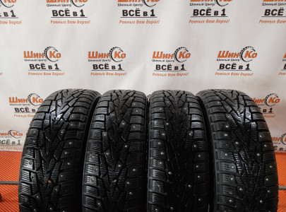 Шины зимние шипованные б/у Nokian Nordman 7 175/65 R14 86T