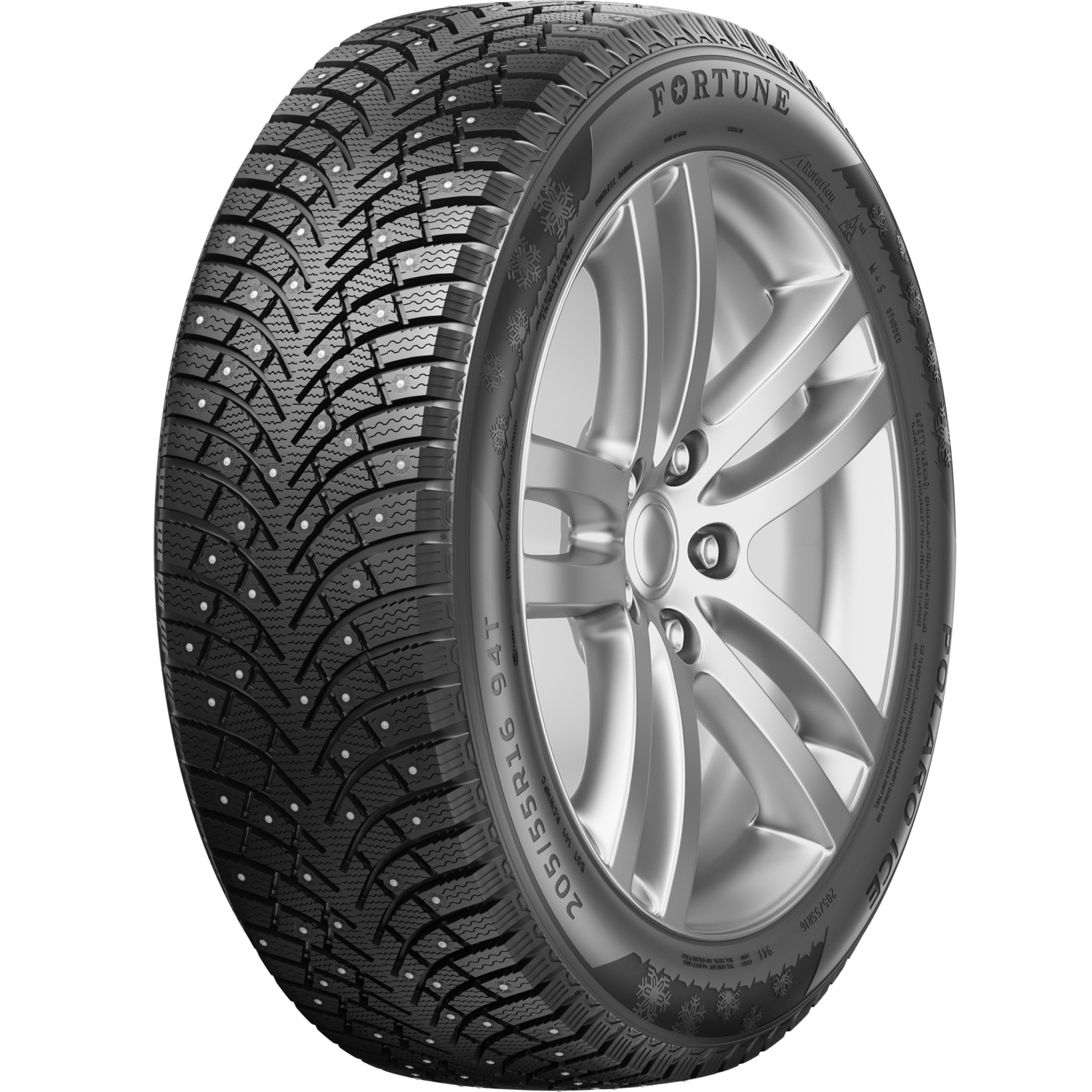 Шины зимние шипованные новые Fortune Polaro Ice 265/55 R19 113T
