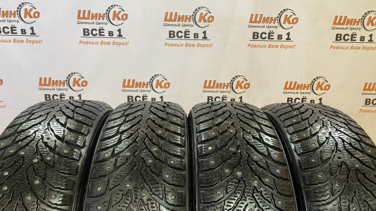 Шины зимние шипованные б/у Nokian Hakkapeliitta 9 185/65 R15 92T