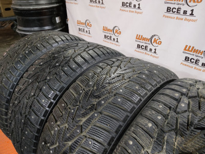 Шины зимние шипованные б/у Nokian Nordman 7 235/55 R17 103T