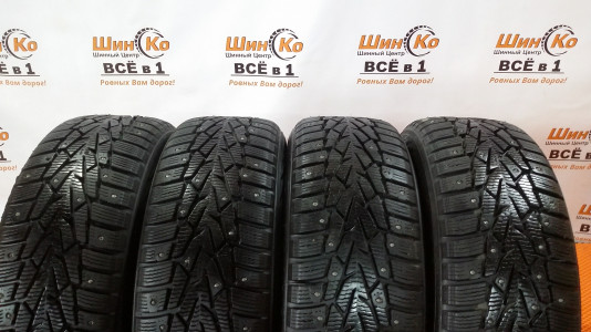 Шины зимние шипованные б/у Nokian Nordman 7 195/65 R15 95T