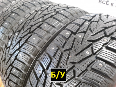 Шины зимние шипованные б/у Nokian Nordman 7 195/55 R16 91T