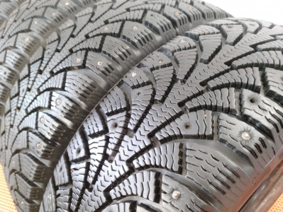 Шины зимние шипованные б/у Kama Euro519 175/65 R14 82T