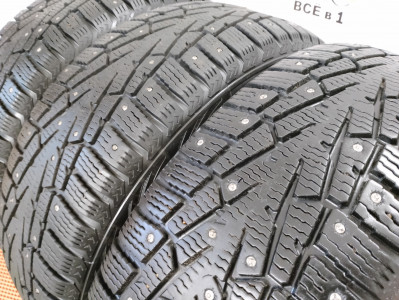 Шины зимние шипованные б/у Cordiant Snow Cross 215/60 R16 95T